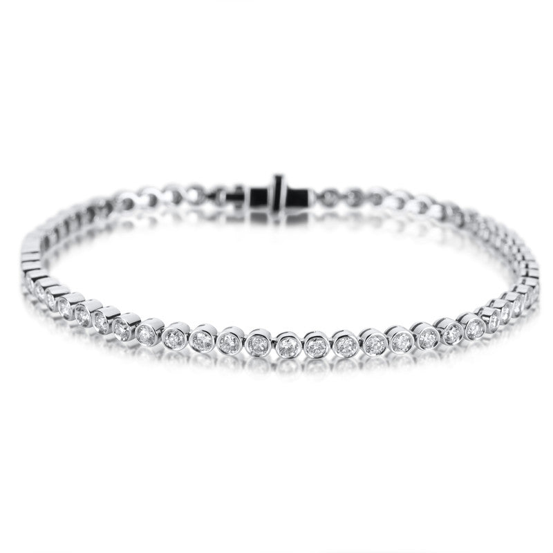 Безель браслета 18 карат WG, американо