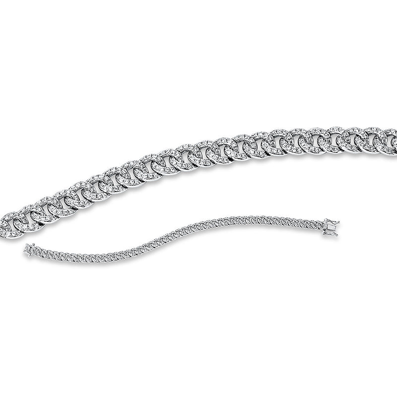 Браслет 18 карат WG