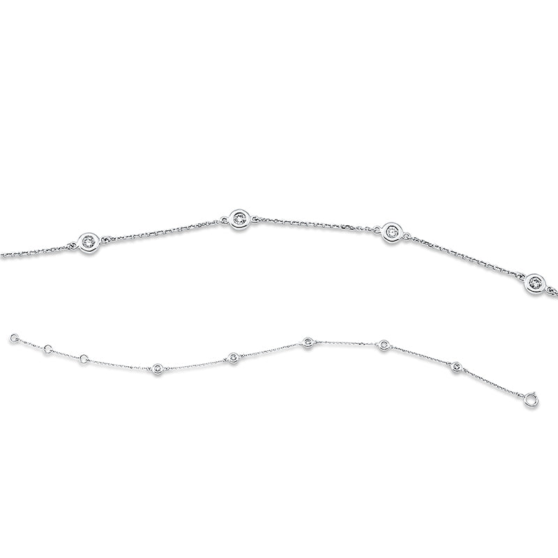 Браслет 18 карат WG