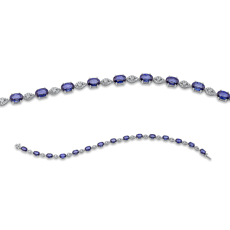 Браслет 18 карат WG