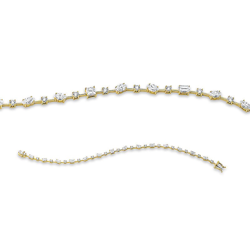 Браслет 18 карат GG+WG