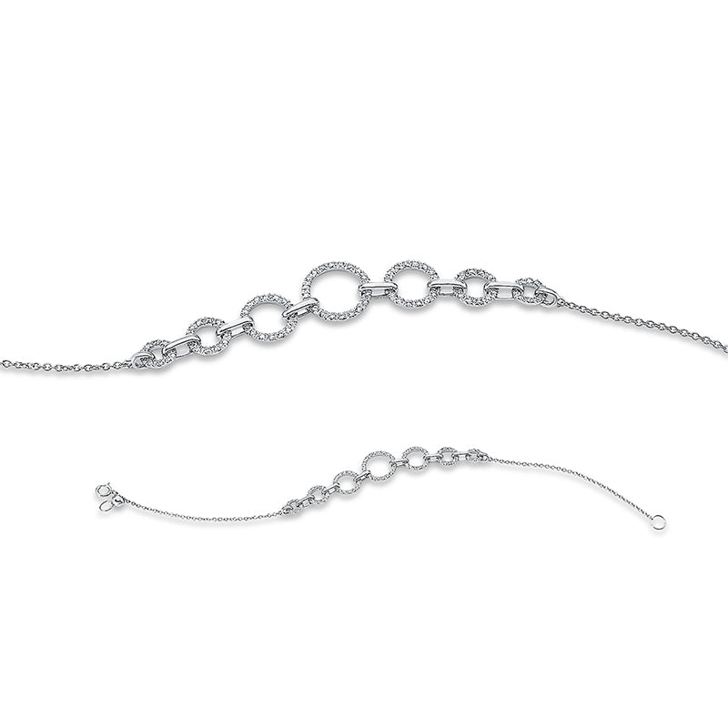 Браслет 18 карат WG