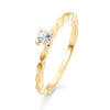 Gelbgold / 750/- Gold / / 58 - Safir