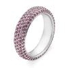 Weißgold / 750/- Gold / / 62 - Safir Pink Hell E4 (Exklusiv)