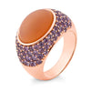 Rosegold / 750/- Gold / / 62 - Mondstein Honey Moon