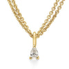 Gelbgold / 750/- Gold / 0.17 ct. - Brillant