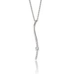 [61014670-34-10-1] COLLIER - BRILL. 0,115 Ct. H/si
