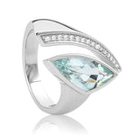 [41040090-34-21-1] RING - E.AQUA/Brill. 0,108 Ct. H/si