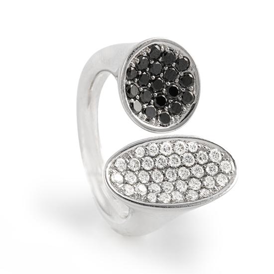 [41045800-34-520-1] RING - BRILLANT SCHWARZ/Brill. 1,21 Ct.