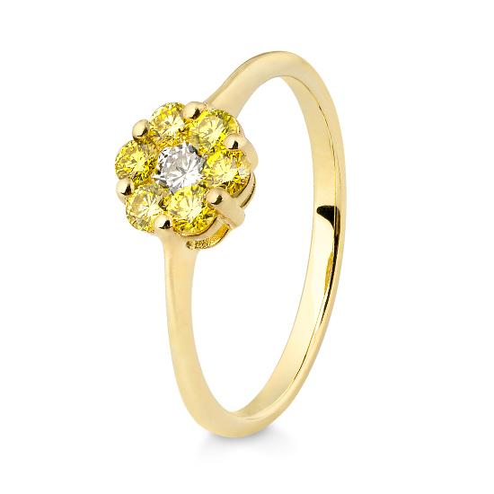 [41061210-31-511-1] RING - BRILL. CANARI/BRILL. 0,50 Ct.