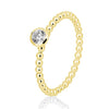 Gelbgold / 750/- Gold / 0.15 ct. / 58 - Brillant - Keine