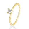 Gelbgold / 750/- Gold / 0.15 ct. / 56 - Brillant - Keine