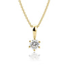 Gelbgold / 750/- Gold / 0.40 ct. - Brillant - Keine