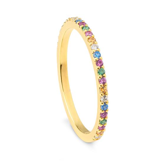 [41061190-31-211-1] RING - Brill. | Sky Blue | Apple Green | Saf. Pink