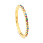 [41061190-31-211-1] RING - Brill. | Sky Blue | Apple Green | Saf. Pink