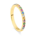 [41061190-31-211-1] RING - Brill. | Sky Blue | Apple Green | Saf. Pink