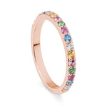 [41061190-31-211-1] RING - Brill. | Sky Blue | Apple Green | Saf. Pink