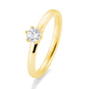 Gelbgold / 585/- Gold / 0.40 ct. / 58 - Brillant - Keine