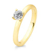 Gelbgold / 585/- Gold / 0.40 ct. / 56 - Brillant - Keine