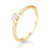 Gelbgold / 585/- Gold / 0.15 ct. / 50 - Brillant - Keine