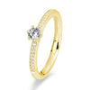 Gelbgold / 585/- Gold / 0.39 ct. / 56 - Brillant - Keine