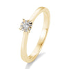 Gelbgold / 585/- Gold / 0.104 ct. / 52 - Brillant - Keine