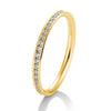 Gelbgold / 585/- Gold / 58 - Brillant - voll ausgefasst