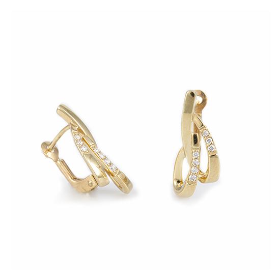 OHRSCHMUCK - BRILL. 0,085 Ct. H/si