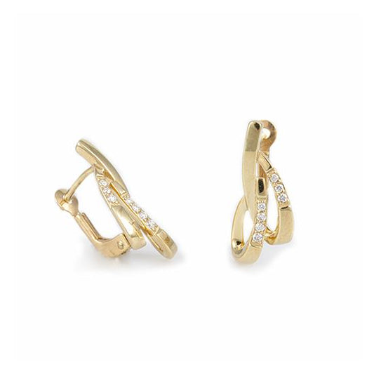 OHRSCHMUCK - BRILL. 0,085 Ct. H/si