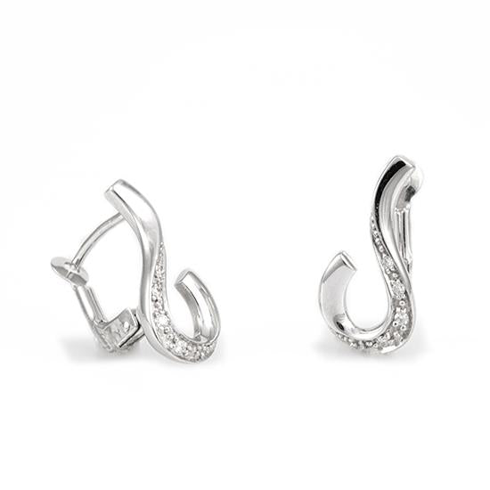 OHRSCHMUCK - BRILL. 0,048 Ct. H/si