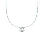 [RU-1580] Collier Weißgold 585