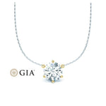 [RU-1580] Collier Weißgold 585