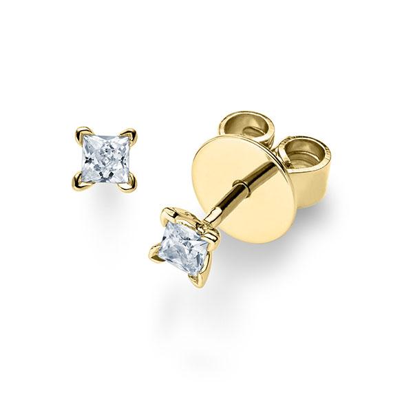 [RU-1573] Ohrstecker Weißgold 585