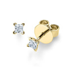 [RU-1573] Ohrstecker Weißgold 585