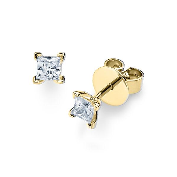 [RU-1573] Ohrstecker Weißgold 585