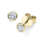 [RU-1575] Ohrstecker Weißgold 585
