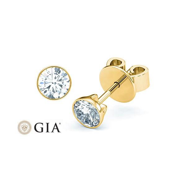 [RU-1575] Ohrstecker Weißgold 585