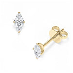 [RU-1777] Ohrstecker Weißgold 585