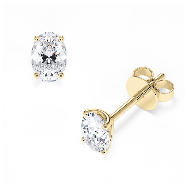 [RU-1778] Ohrstecker Weißgold 585