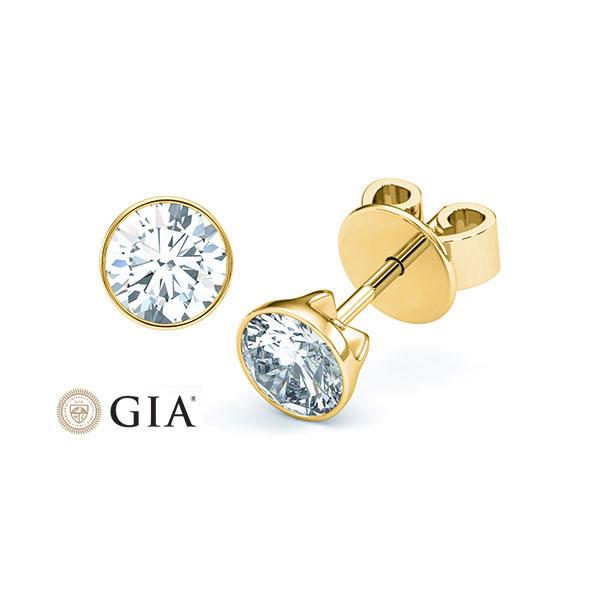 [RU-1575] Ohrstecker Weißgold 585