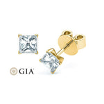 [RU-1573] Ohrstecker Weißgold 585