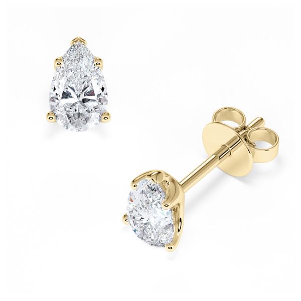 [RU-1779] Ohrstecker Weißgold 585