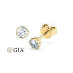 [RU-1575] Ohrstecker Weißgold 585