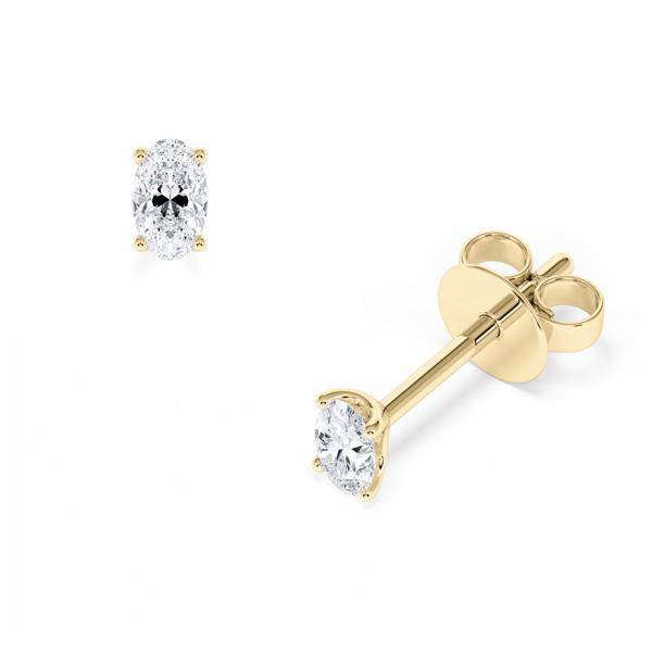 [RU-1778] Ohrstecker Weißgold 585