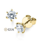 [RU-1572] Ohrstecker Weißgold 585