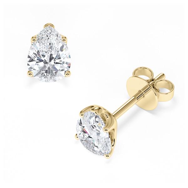 [RU-1779] Ohrstecker Weißgold 585