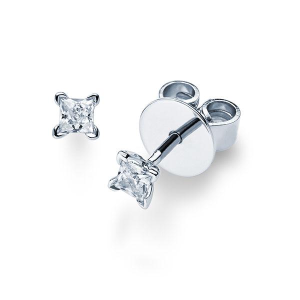 [RU-1573] Ohrstecker Weißgold 585