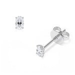 [RU-1778] Ohrstecker Weißgold 585