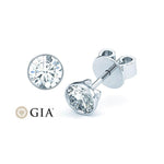 [RU-1575] Ohrstecker Weißgold 585