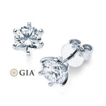 [RU-1572] Ohrstecker Weißgold 585